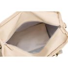 Peterson, torba podróżna z uchwytem na walizkę, beżowa