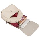 Plecak, beżowy, skóra ekologiczna, Rovicky