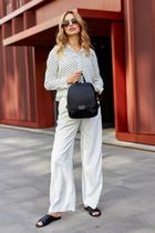 Plecak, czarny, skóra ekologiczna, Peterson