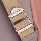 Plecak miejski, różowo-szary, Peterson