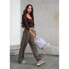 Plecak miejski, szary, skóra ekologiczna, Peterson