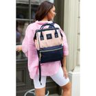 Plecak podróżny na laptopa, bagaż podręczny do samolotu, różowy, Himawari