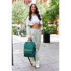 Plecak podróżny na laptopa, bagaż podręczny do samolotu, zielony, Himawari