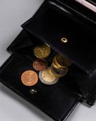 Portfel, czarny, skórzany, Peterson