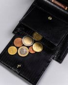 Portfel, czarny, skórzany, Peterson