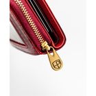 Portfel, czerwony, skórzany, Peterson