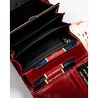 Portfel, czerwony, skórzany, Peterson