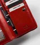 Portfel, czerwony, skórzany, RFID, Rovicky