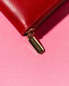 Portfel-piórnik, czerwony, skóra ekologiczna, Rovicky