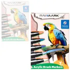 Rawmark, markery akrylowe brush, 7 kolorów