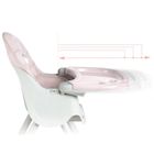 Ricokids, Milo, krzesełko do karmienia ze stolikiem, różowe