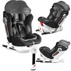 Ricokids, Stigo, fotelik samochodowy z daszkiem, obrotowy 360°, 0-36 kg, szary