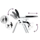 Ricokids, Tulo, krzesełko do karmienia, czarne