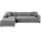 Ruhhy, pokrowiec na kanapę, cimnoszary, 145-185 cm