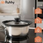 Ruhhy, pokrywka silikonowa, 3w1, 18/20/22 cm, 25563