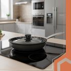 Ruhhy, pokrywka silikonowa, 3w1, 24/26/28 cm, 25560