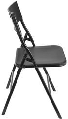 Saska Garden, zestaw cateringowy, turystyczny stół, składany, czarny, 86,5-86,5-71 cm