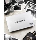 Saszetka na biodro, brązowa, skórzana, Rovicky