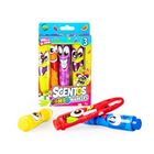 Scentos, pachnące markery, śmieszne minki, 3 kolory