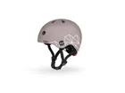 Scoot & Ride, kask ochronny, Brown Lines, rozmiar 45-51 cm