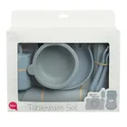 Smiki, Very Bunny, zestaw naczyń silikonowych, niebieski