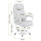 Sofotel, Batory, fotel biurowy, jasno szary