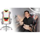 Sofotel, Miss Fortune, fotel gamingowy, biało-czerwony