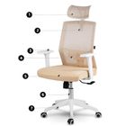 Sofotel, Rotar, fotel biurowy, beżowy