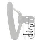 Sofotel, Sydney II, podłokietniki do fotela, czarne, 2 szt.