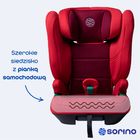 Sorino, Ceres, fotelik samochodowy, red, 100-150 cm