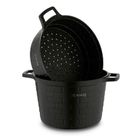 Starke, Brick Marble, garnek do gotowania na parze + nakładki silikonowe, 6.3l