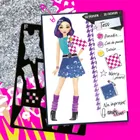 Style4Ever, Projekt Moda, Szkicownik, zestaw kreatywny z naklejkami