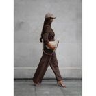 Torebka listonoszka, beżowa, Peterson