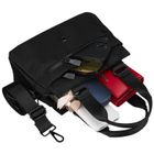 Torebka listonoszka, czarna, Peterson