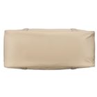 Torebka shopper, beżowa, poliester, Peterson