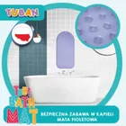 Tuban, mata kąpielowa, antypoślizgowa, fioletowa