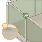 Tulano, Cozy 20, kojec dla dzieci, beżowy, 130 cm