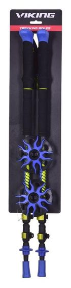 Viking, Carbo Lite, kije trekingowe, czarno-limonkowe