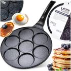 Vilde, Basic Line, patelnia do jajek, granitowa, 7 otworów, 26 cm