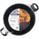 Vilde, Black line, patelnia granitowa głęboka ze szklaną pokrywką, 28 cm, 3,5 l