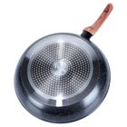 Vilde, Black&Wood, patelnia granitowa, 32 cm