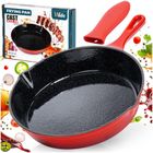 Vilde, Cast Enamel, patelnia żeliwna emaliowana z silikonową nakładką, 25 cm