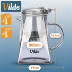 Vilde, dzbanek z zaparzaczem spustowym do herbaty, szklany, 880 ml