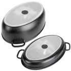 Vilde, Granitica, brytfanna granitowa z pokrywką 3w1, 8+3,2l, 39-26,5-18 cm