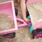 Wader, Gigant, wózek-przyczepa, różowy