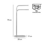 Wenko, metalowy stojak na ręczniki levante, wys. 79 cm