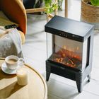 Adler, kominek elektryczny LED, z pilotem i termostatem, 1000W/2000W