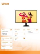 Aoc, monitor LED, 27", Q27B35E