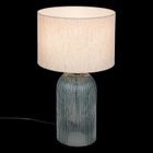 Atmosphera, Mati, lampa stołowa ze szklaną bazą, 42 cm