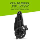 Baby Jogger, City Elite 2w1, wózek spacerowy z gondolą, terenowy, opulent black